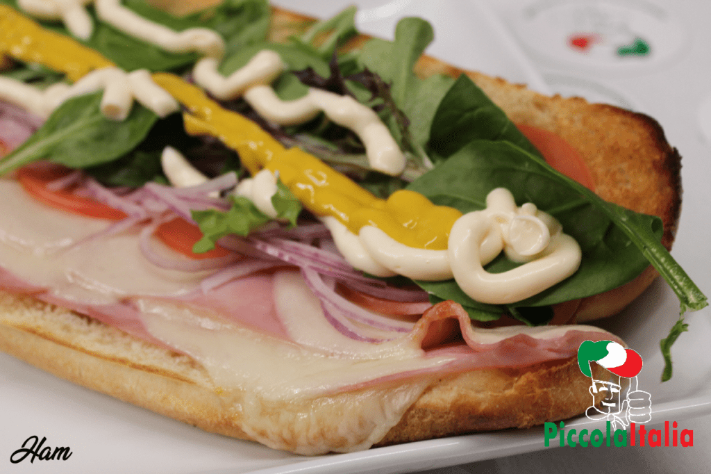 Piccola Italia Ham Sandwich poster