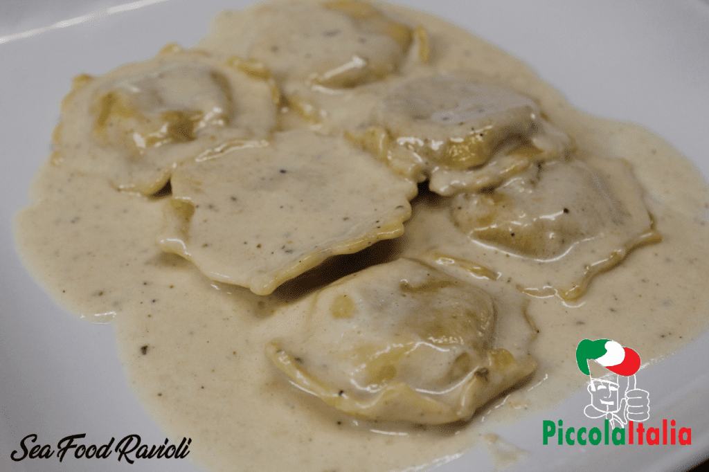 Piccola Italia Seafood ravioli