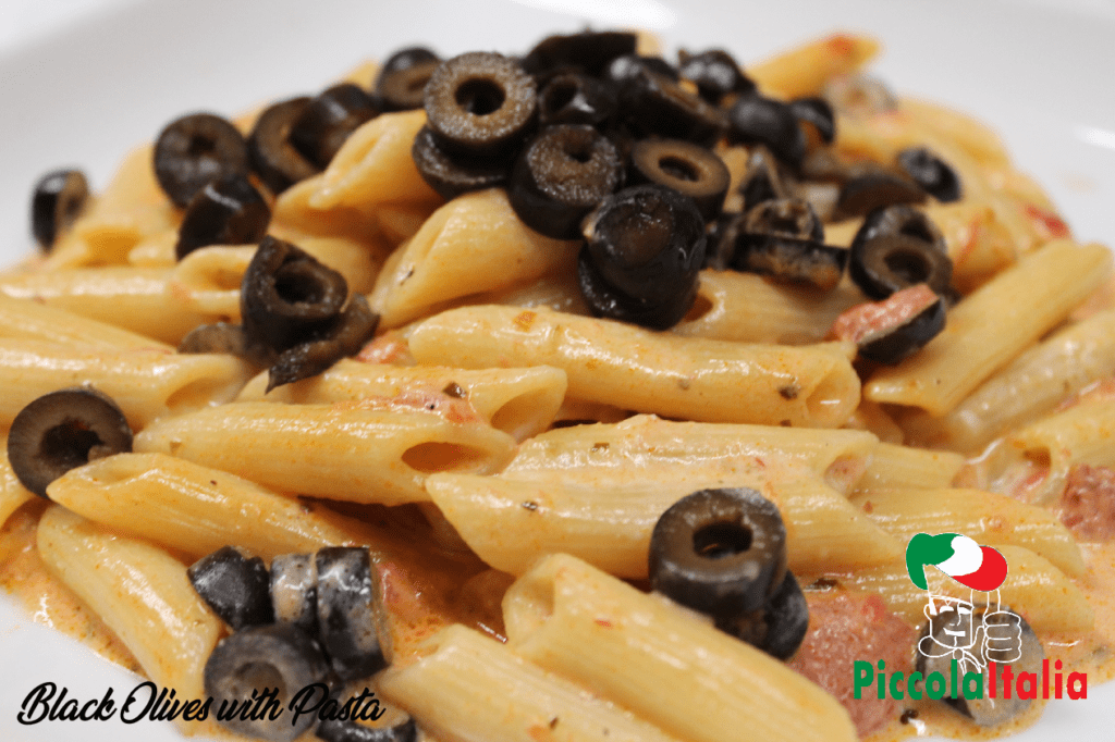 Piccola Italia Black Olives with Pasta