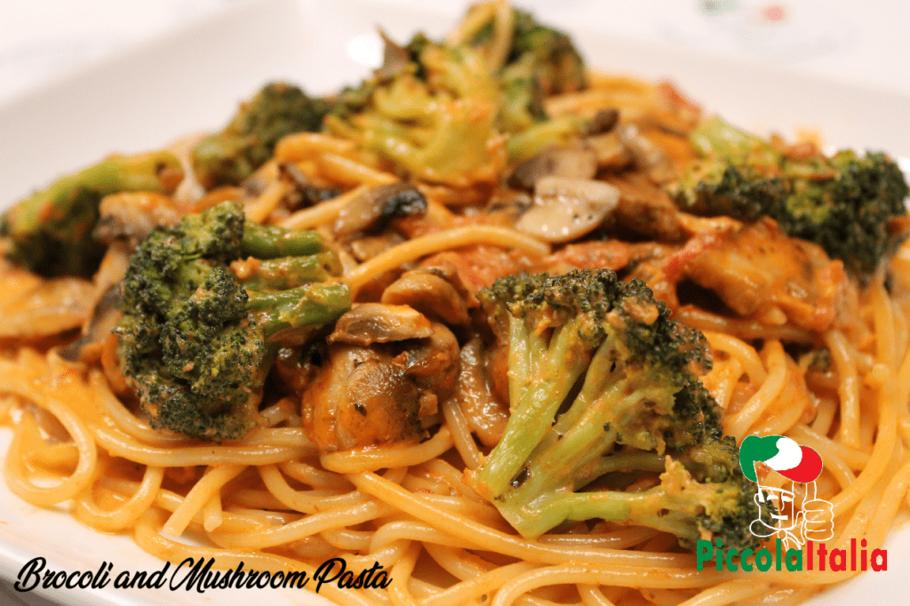 Broccoli and Mushroom Pasta poster